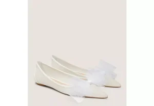 Stuart Weitzman BLUSHING BOW FLAT