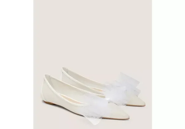 Stuart Weitzman BLUSHING BOW FLAT