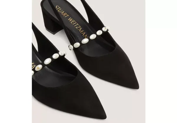 Stuart Weitzman PEARLITA 50 BLOCK SLINGBACK
