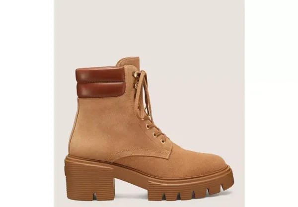 Stuart Weitzman SOHO LACE-UP BOOTIE